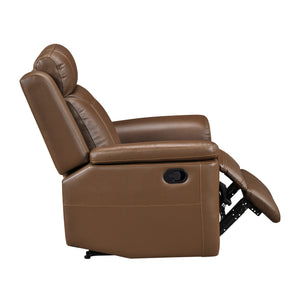 Zaria Leather Match Manual Reclining Chair