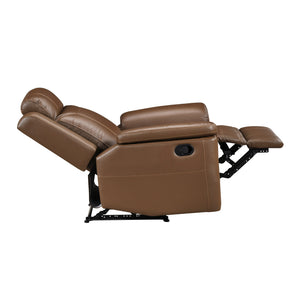 Zaria Leather Match Manual Reclining Chair