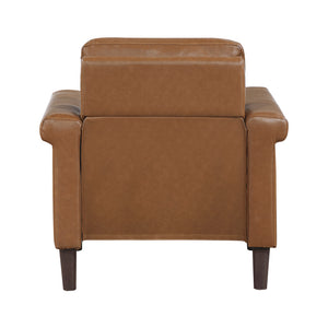 Halston Faux Leather Living Room Chair