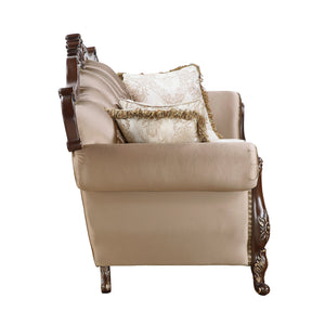 Kall Textured Fabric & Jacquard Living Room Loveseat