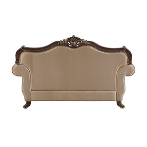 Kall Textured Fabric & Jacquard Living Room Loveseat