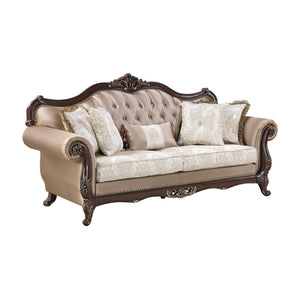 Kall Textured Fabric & Jacquard Living Room Sofa