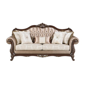 Kall Textured Fabric & Jacquard Living Room Sofa