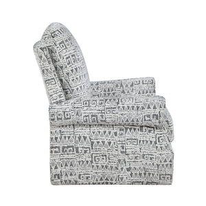 Nook Jacquard Fabric Swivel Chair