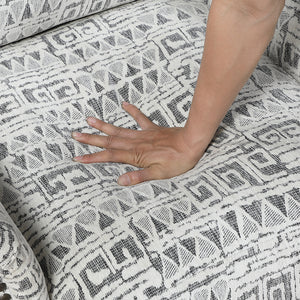 Nook Jacquard Fabric Swivel Chair