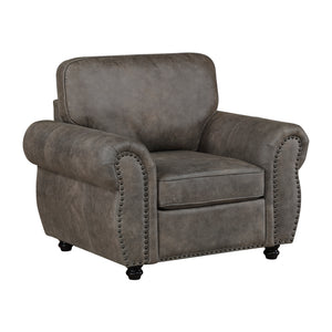 Nook Polished Microfiber Living Room Chair