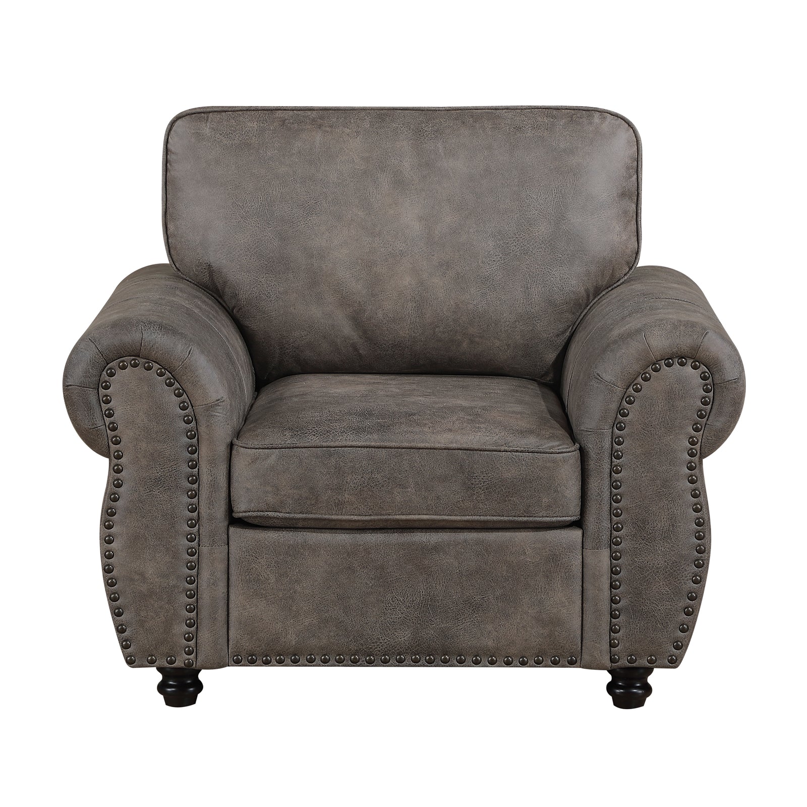 Nook Polished Microfiber Living Room Chair