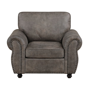 Nook Polished Microfiber Living Room Chair