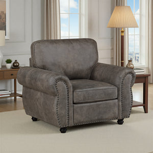 Nook Polished Microfiber Living Room Chair