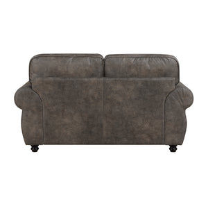 Nook 2-Piece Polished Microfiber Living Room Sofa Set