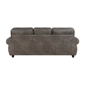 Nook Polished Microfiber Living Room Sofa