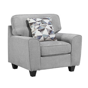Garrison Chenille Fabric Living Room Chair