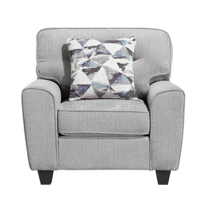 Garrison Chenille Fabric Living Room Chair