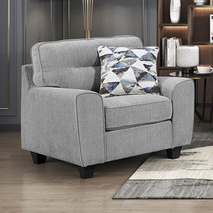 Garrison Chenille Fabric Living Room Chair