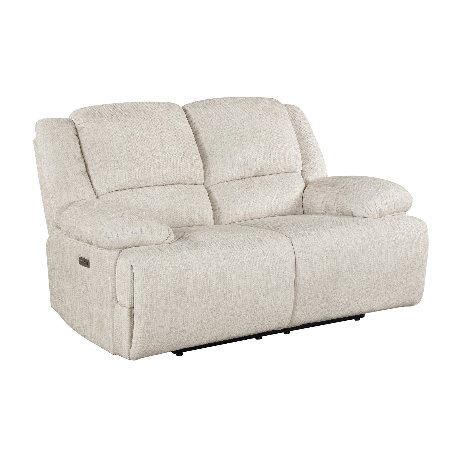 Vanta 2-Piece Textured Microfiber Power Double Reclining Sofa Set