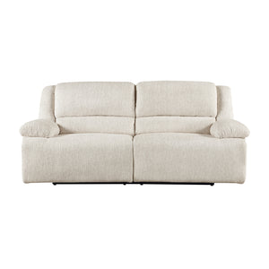 Vanta Textured Microfiber Power Double Reclining Sofa