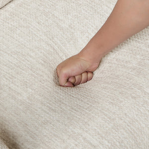 Vanta Textured Microfiber Manual Double Reclining Sofa