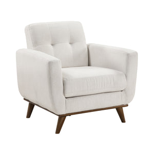 Everett Textured Fabric Living Room Chair