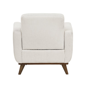 Everett Textured Fabric Living Room Chair