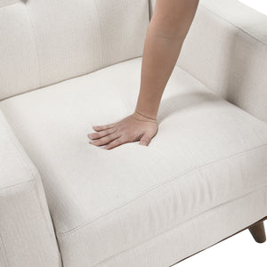 Everett Textured Fabric Living Room Chair
