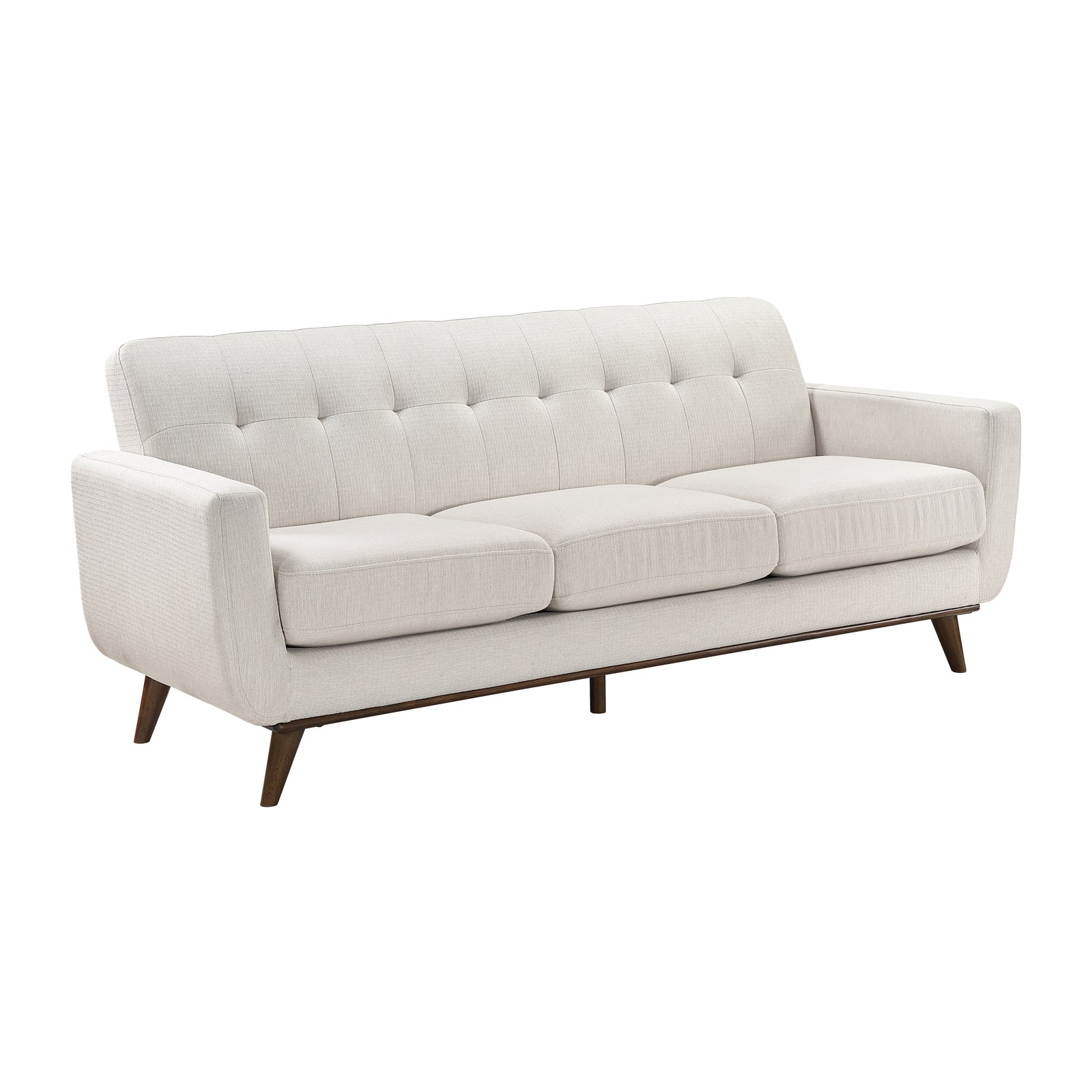 Everett Textured Fabric Living Room Sofa