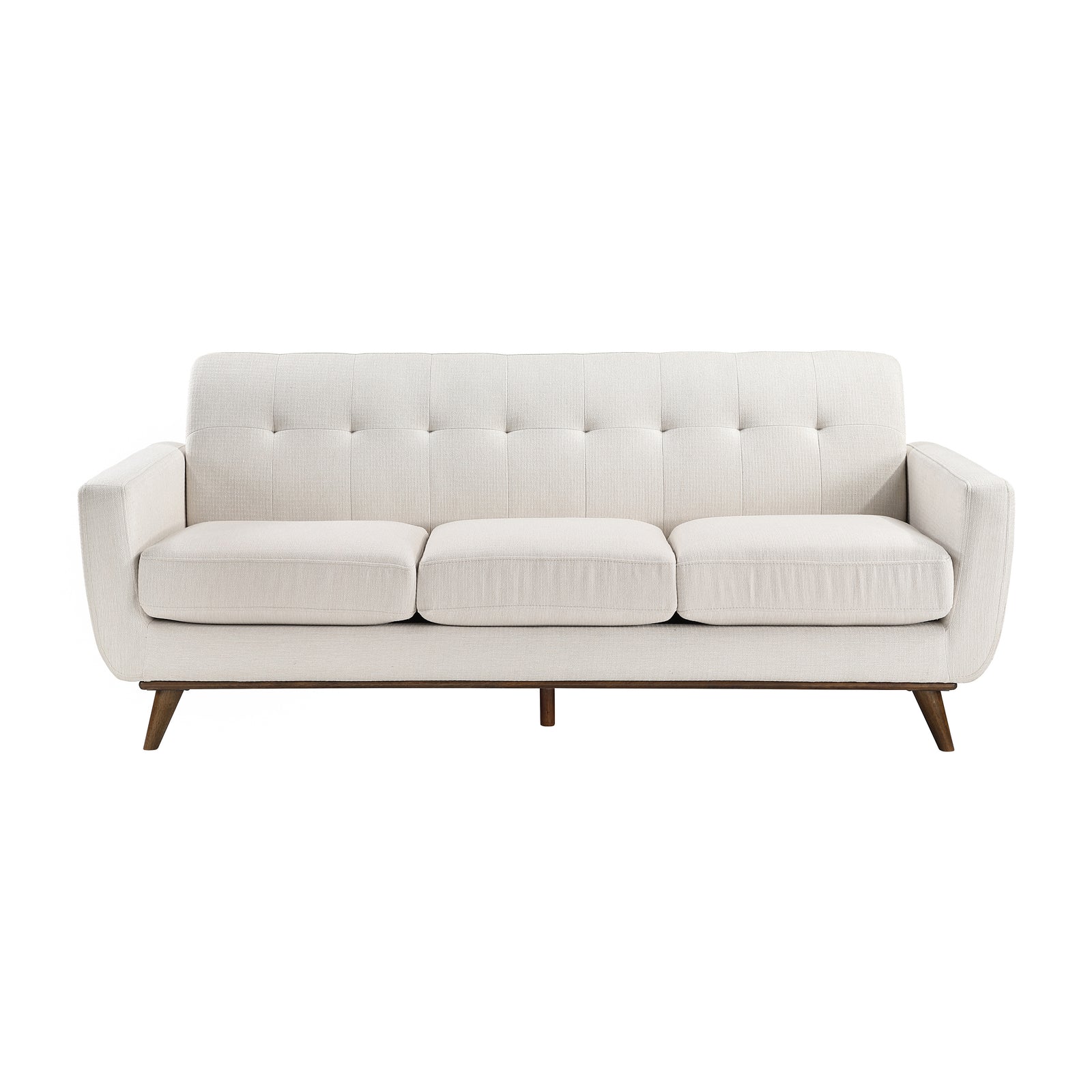 Everett Textured Fabric Living Room Sofa
