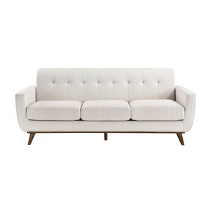 Everett Textured Fabric Living Room Sofa