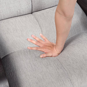 Nora Chenille Loveseat with Pull-Out Bed and Click Motion Back