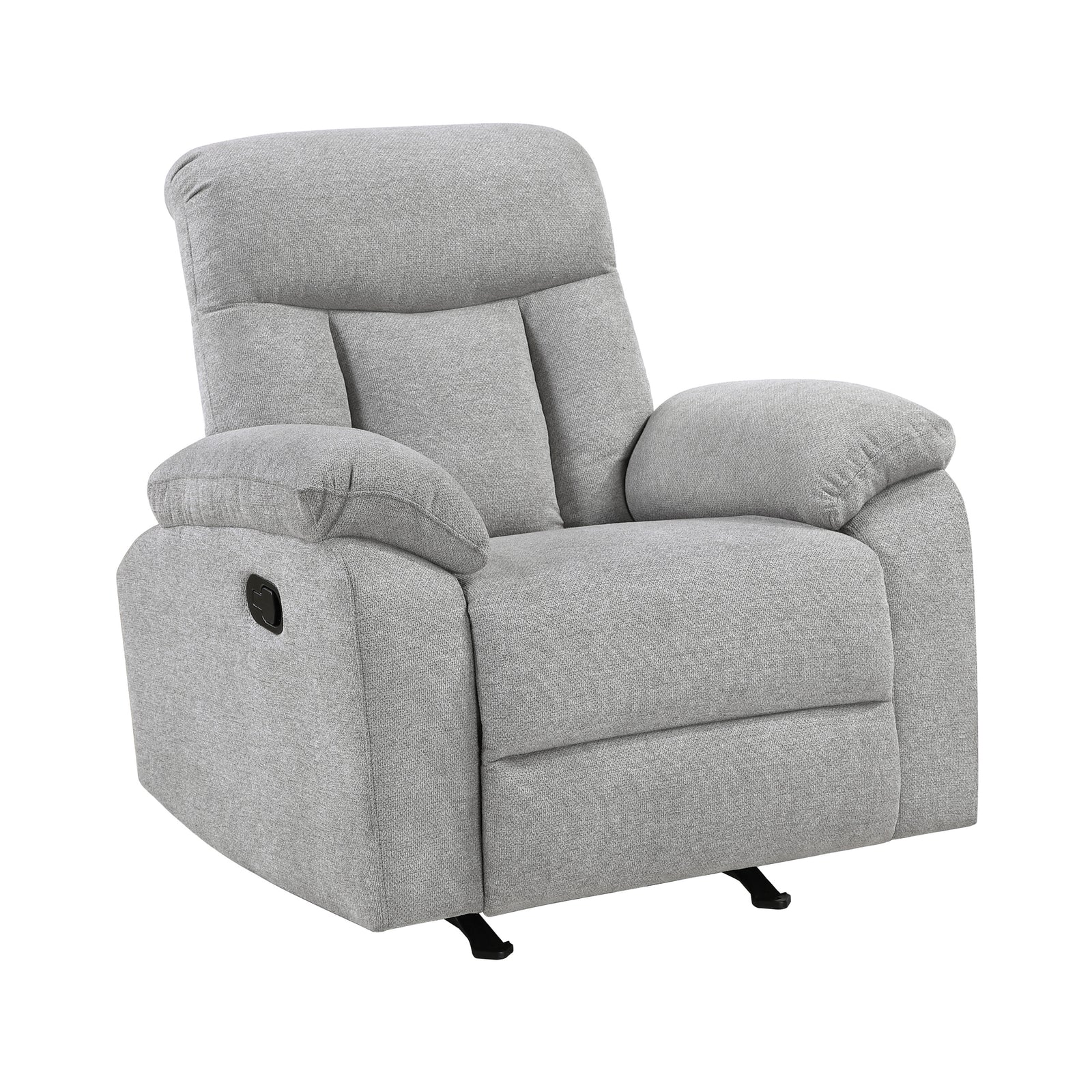 Alpina Chenille Fabric Manual Rocker Reclining Chair