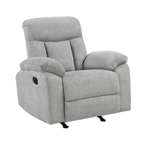 Alpina Chenille Fabric Manual Rocker Reclining Chair