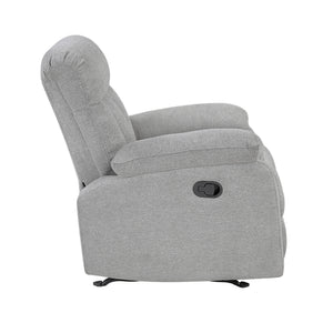 Alpina Chenille Fabric Manual Rocker Reclining Chair