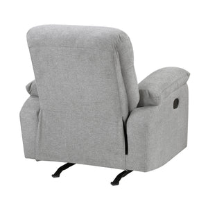 Alpina Chenille Fabric Manual Rocker Reclining Chair