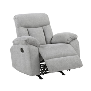 Alpina Chenille Fabric Manual Rocker Reclining Chair