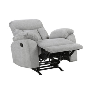 Alpina Chenille Fabric Manual Rocker Reclining Chair