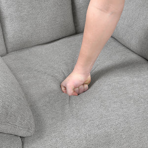 Alpina Chenille Fabric Manual Rocker Reclining Chair