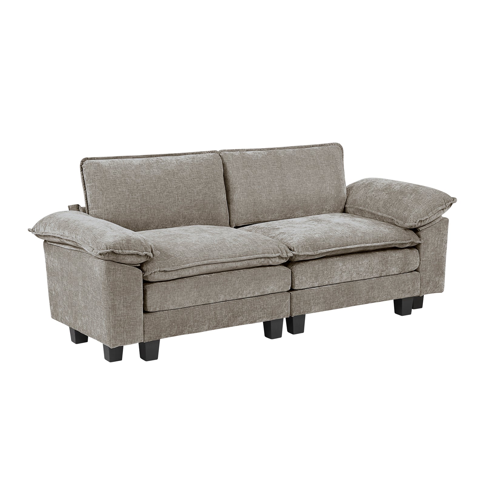 Terra Chenille Fabric Living Room Loveseat