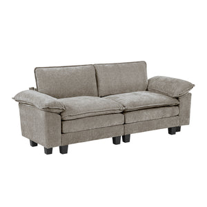 Terra Chenille Fabric Living Room Loveseat
