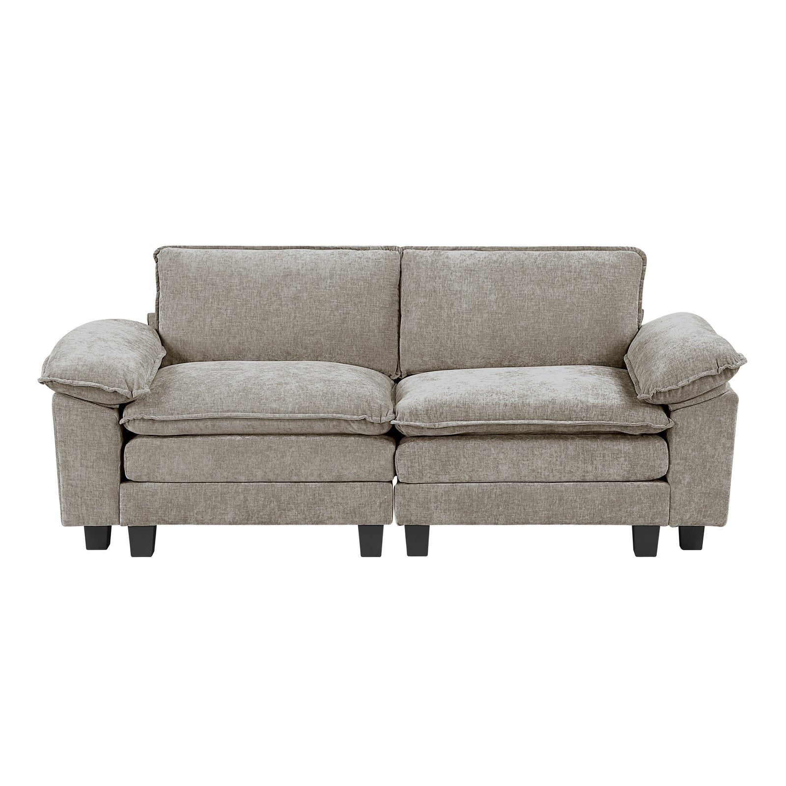 Terra Chenille Fabric Living Room Loveseat