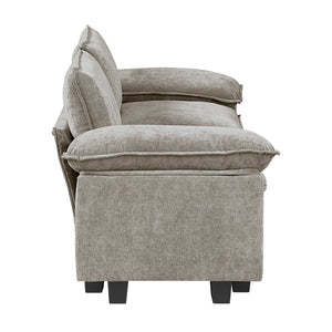 Terra Chenille Fabric Living Room Loveseat