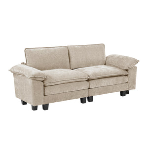 Terra Chenille Fabric Living Room Loveseat