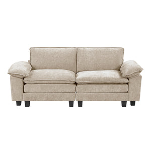 Terra Chenille Fabric Living Room Loveseat