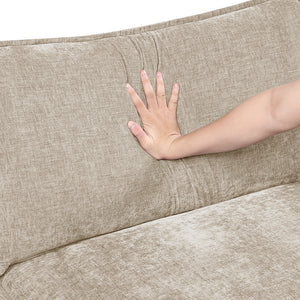Terra Chenille Fabric 4-Piece Modular Sectional