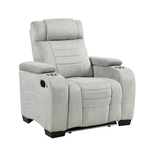 Coast Textured Microfiber Manual Reclining Chair