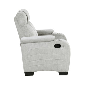 Coast Textured Microfiber Manual Reclining Chair