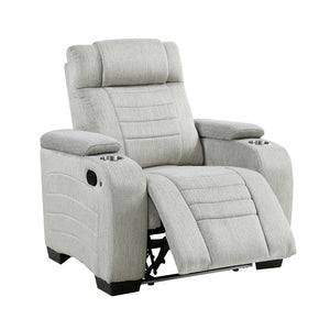 Coast Textured Microfiber Manual Reclining Chair