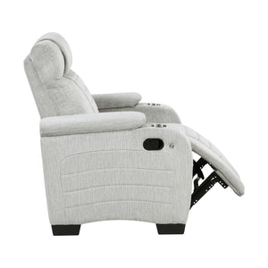 Coast Textured Microfiber Manual Reclining Chair