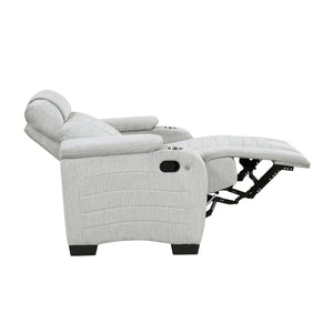 Coast Textured Microfiber Manual Reclining Chair