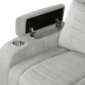 Coast Textured Microfiber Manual Reclining Chair