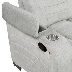 Coast Textured Microfiber Manual Reclining Chair