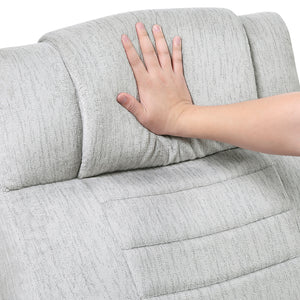 Coast Textured Microfiber Manual Reclining Chair